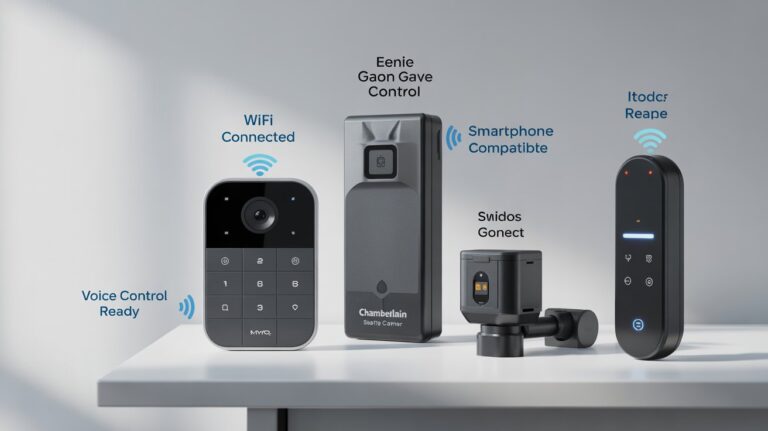 smart garage door opener with camera