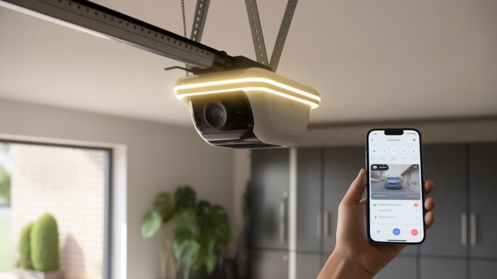 best smart garage door opener with camera