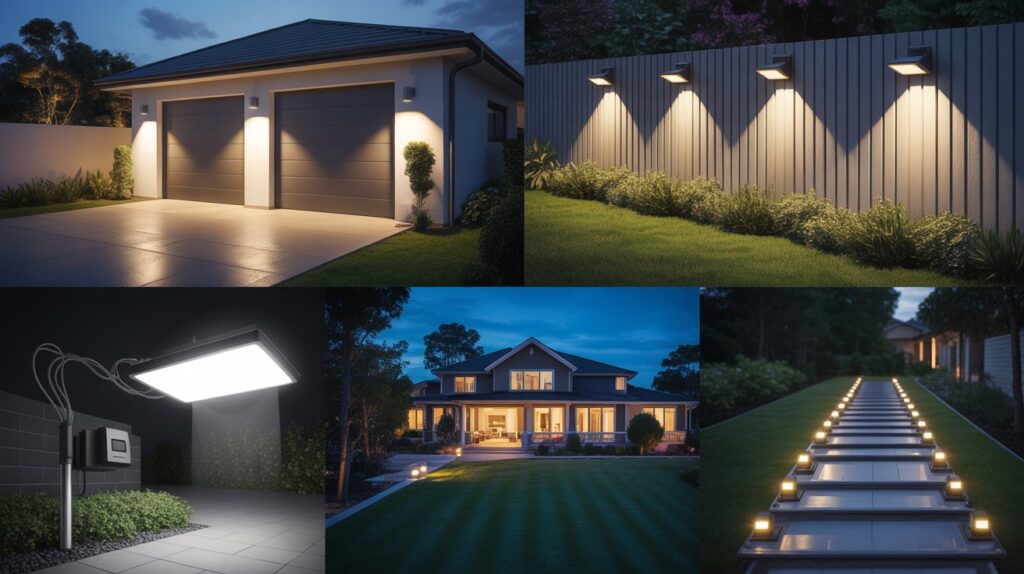 solar powered motion sensor lights outdoor