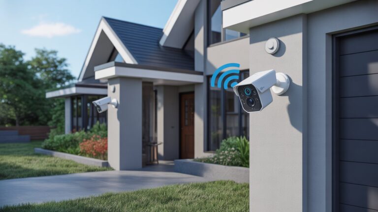 wireless security cameras outdoor with wi-fi
