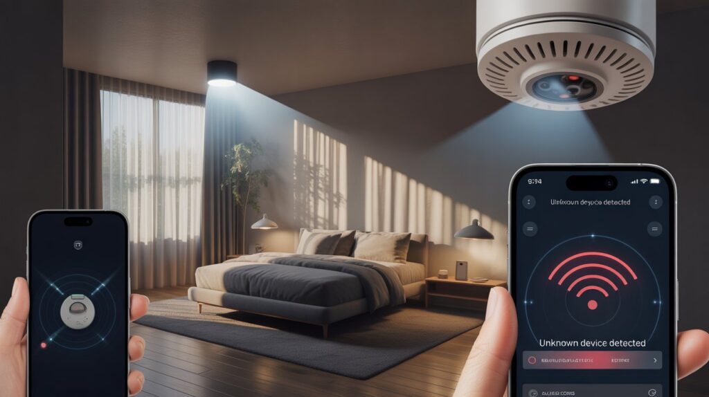 hidden cameras in Airbnb