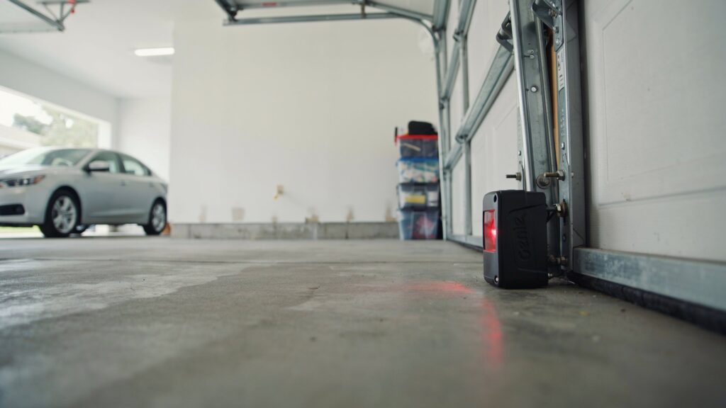 Genie garage door sensor blinking red 2 times
