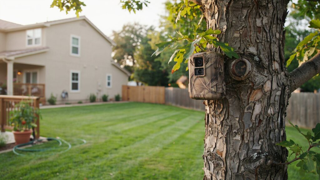 how to hide a trail cam for home security