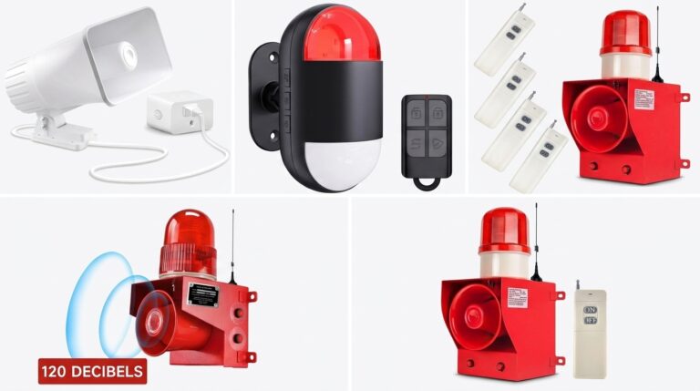 wireless outdoor siren with remote
