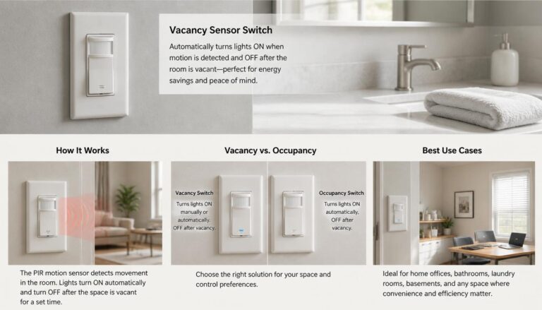 vacancy sensor switch
