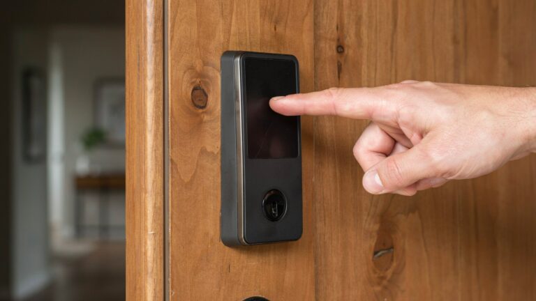 how to install fingerprint door lock