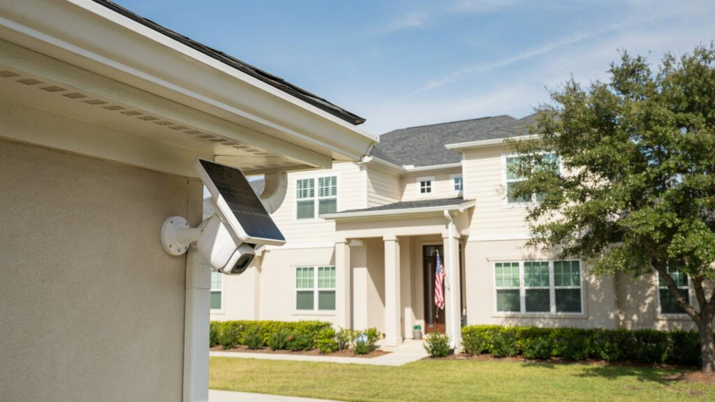 how much sunlight does a solar security camera need