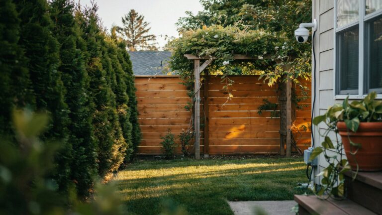 how to block neighbor's security camera