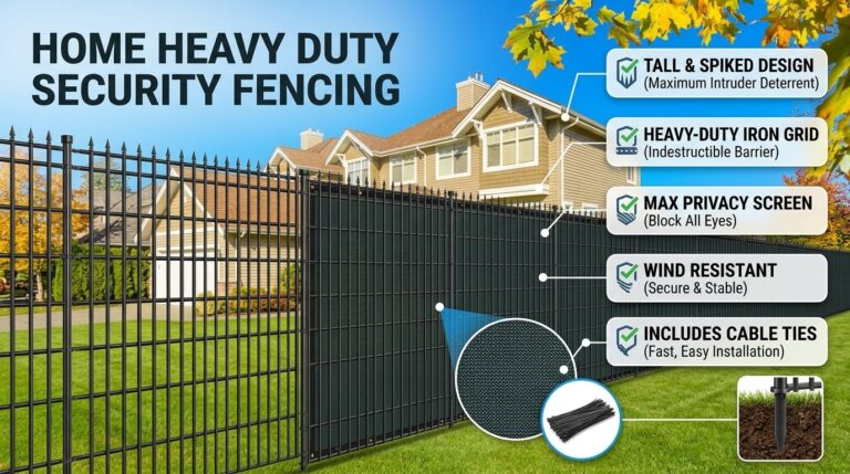 home heavy duty security fencing